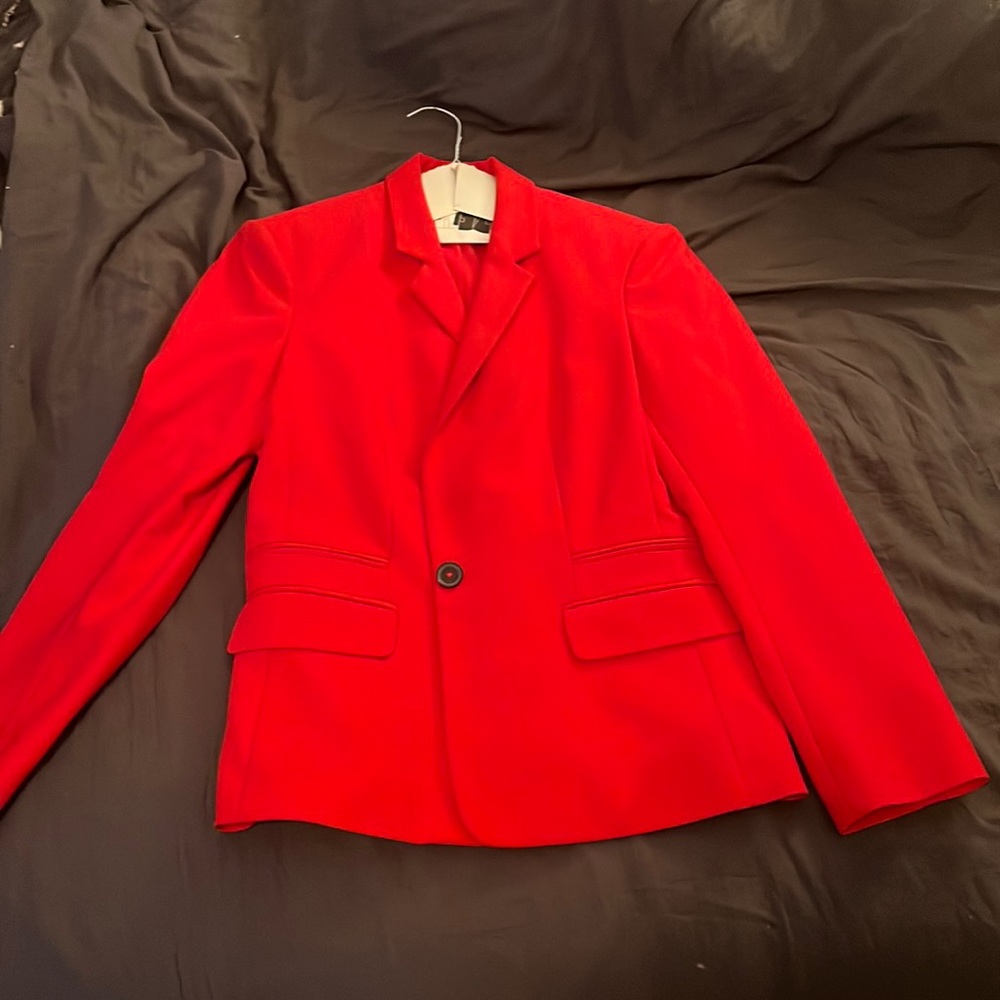 Express lined red blazer - beautiful like new! Only worn a couple of times.